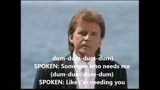 Johnny Tillotson - Without you (live \u0026 lyrics)