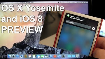 OS X Yosemite and iOS 8 Preview