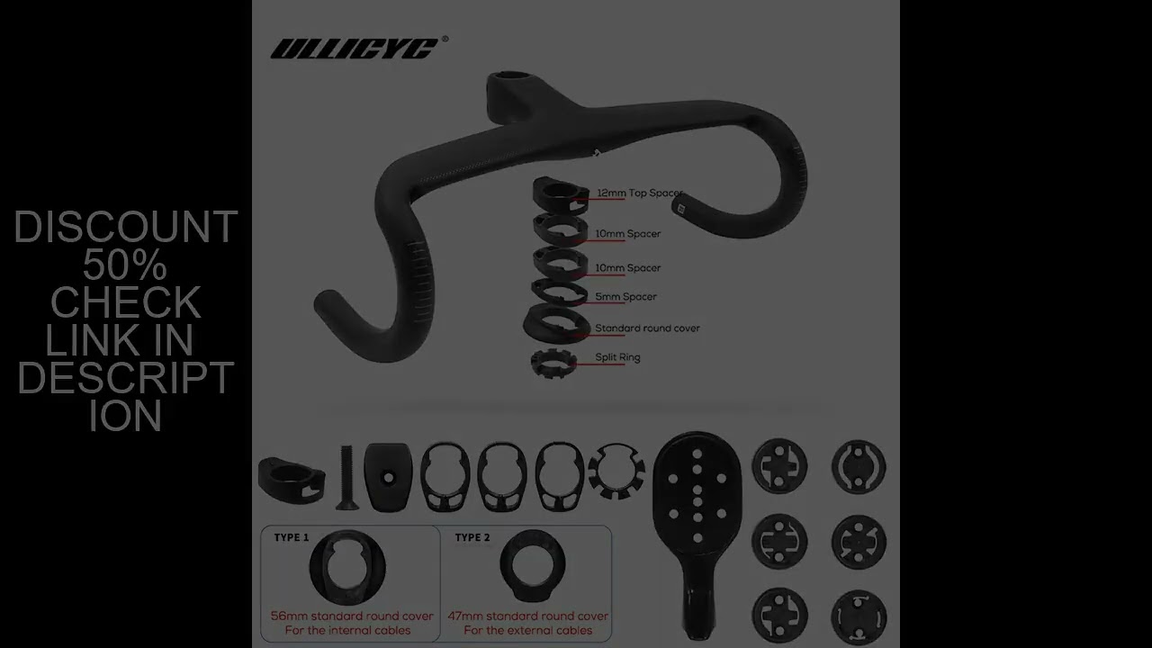 For SL6 Standard Round Frame Full Internal Cable Road Bicycle Handlebar T1000 Carbon Integrated Cock