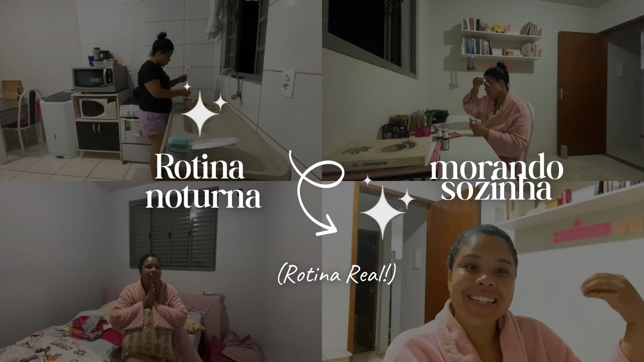 Minha rotina noturna com calma 🎀 janta, skincare, reflexões sobre renúncia 