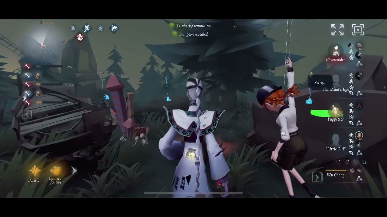 Хит боксы Ву Чанга | identity V