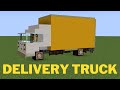 Minecraft Truck Tutorial - How to Build a Delivery Truck
