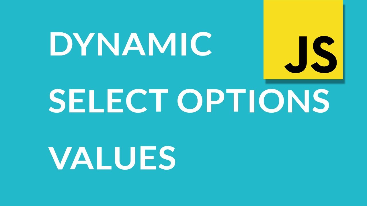 Html Dynamic select.