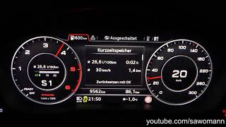 2017 Audi Q5 3.0 TDI quattro 286 HP 0-100 km/h &amp; 0-100 mph Acceleration