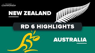 The Rugby Championship | New Zealand v Australia - Round 6 Highlights