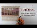 Large Macrame Wall Hanging Tutorial. Tips on the making of "Summer Plains" tapestry.