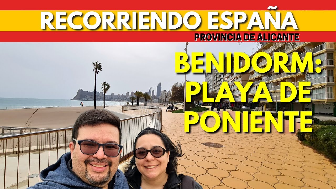 Recorrimos de punta a punta la INCREÍBLE Playa de Poniente en Benidorm