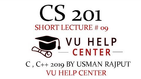 Cs201 Short Course 09 If statement in C++ in Urdu Hindi  by Usman Rajput  YouTube