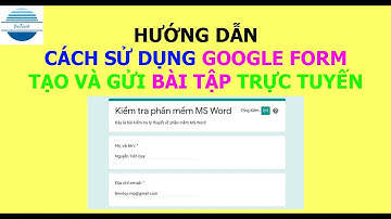 Cách tạo bài khảo sát hoặc bài tập trắc nghiệm trực tuyến bằng Google Form | VniTeach Channel