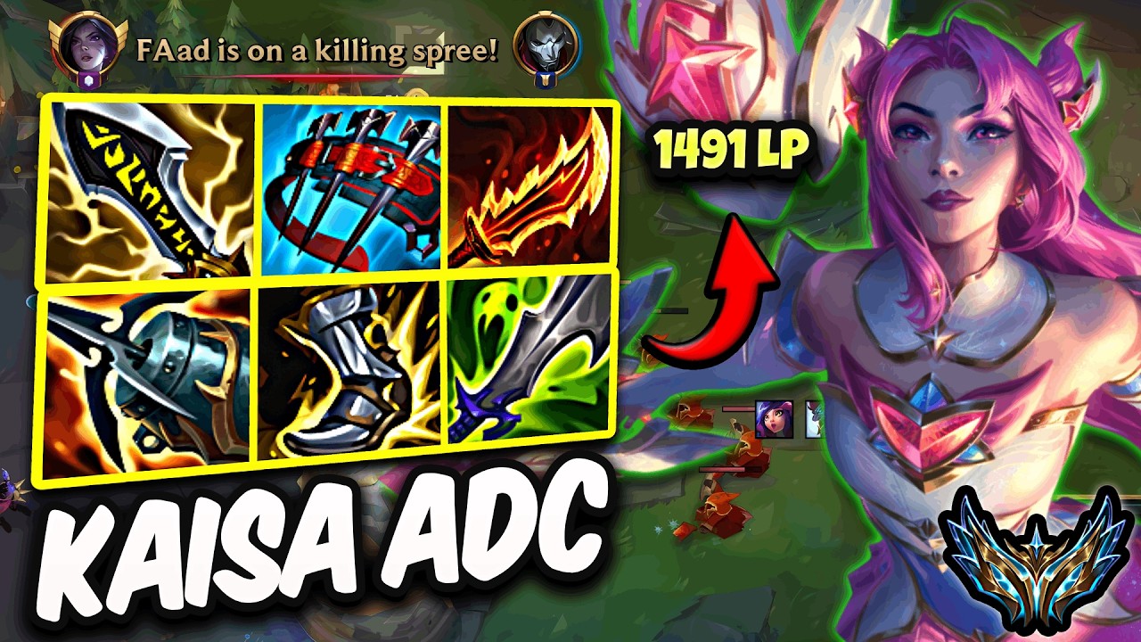 Kaisa vs Jhin ADC ( 14/3/6 ) Korea Challenger 1491 LP | Patch 26.6