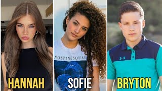 Sofie Dossi vs Bryton Myler vs Hannah Thomas |Lifestyle Comparison 2023 |RW Facts & Profile|