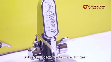 Hướng dẫn lắp đặt máy lọc nước ion kiềm mitsubishi cleansui eu301