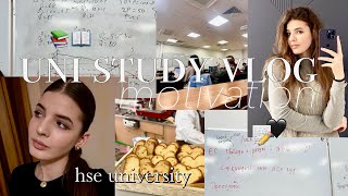 📝uni study vlog: учеба, йога, мотивация. hse university