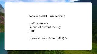 React useRef Hook Explained Simply
