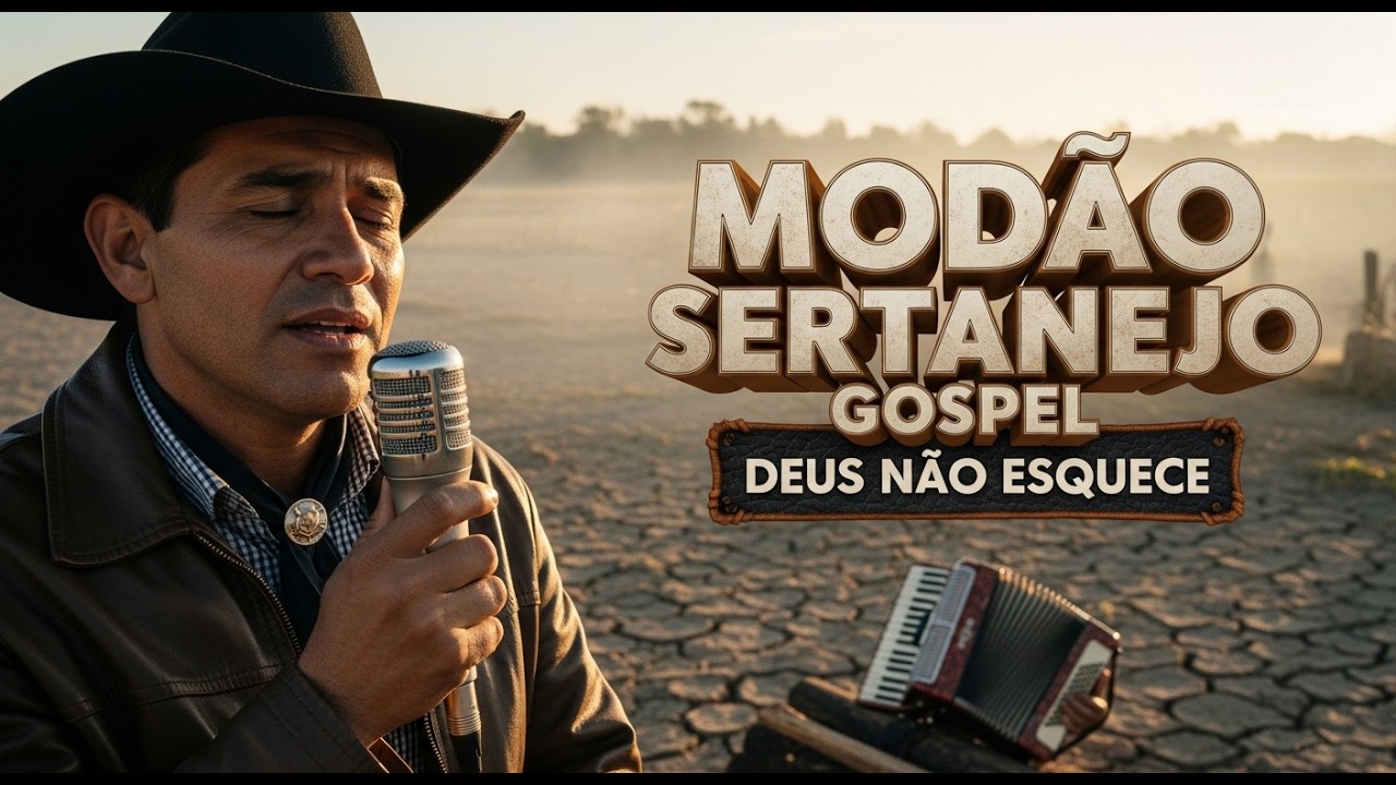 MODÃO SERTANEJO GOSPEL — Deus Não Me Esqueceu na Noite Mais Escura