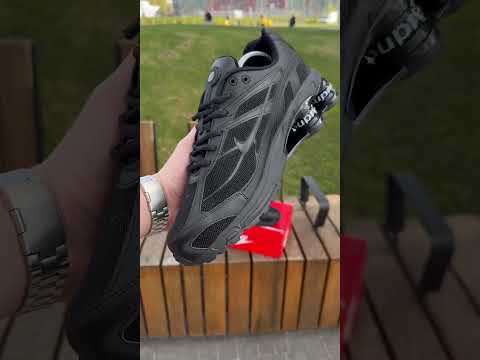 Кроссовки Nike SHOX Ride 2 SP X SUPREME, черные (весна-лето), видео 1