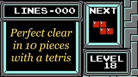 NES Tetris :: Perfect perfect clear