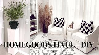 HUGE HOMEGOODS SHOP WITH ME AND HAUL +  EASY DIY PEDESTAL | ASHLEY KEI KOLLECTIONS