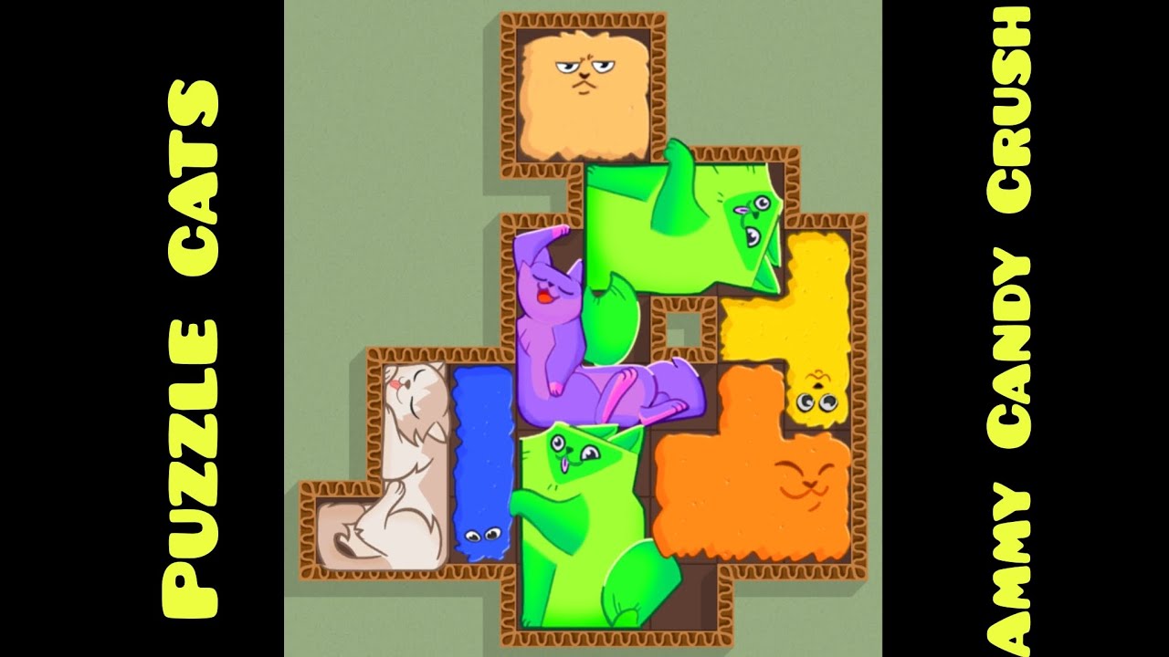 Puzzle cats/cat blast new Best score 22880 - YouTube
