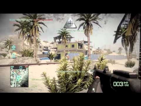 UNCUT FOOTAGE #42 BFBC2 Arica Harbor Rush Defence ...