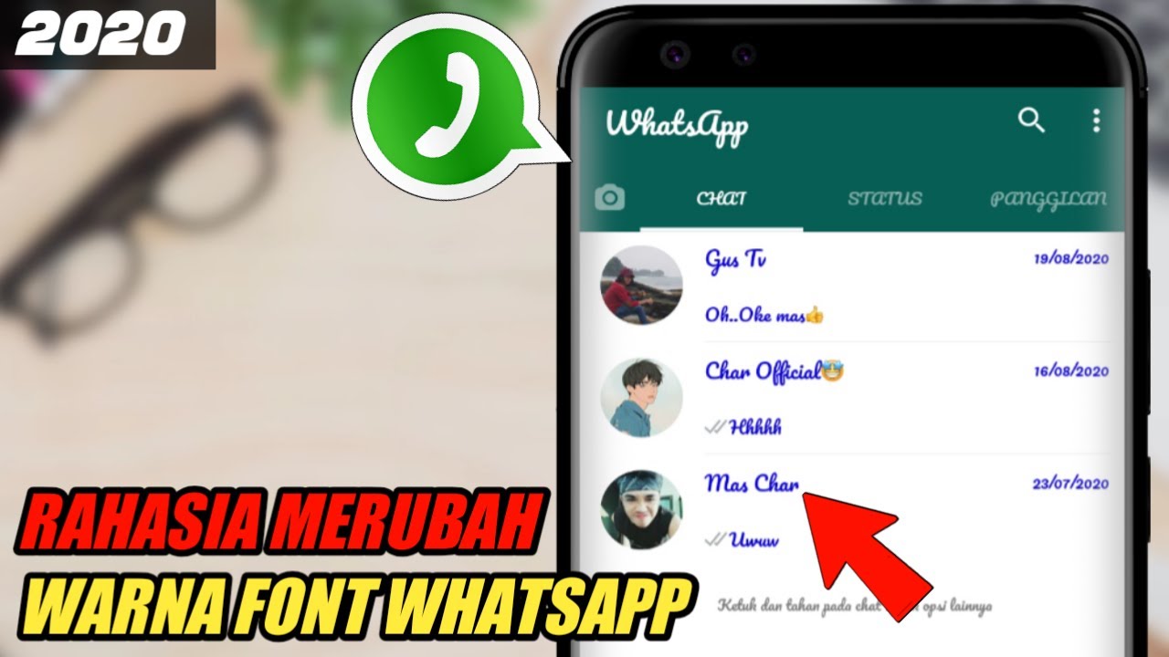 Cara Merubah Warna Font Whatsapp  2022 YouTube