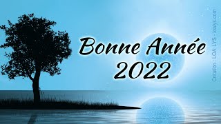 Bonne Année 2022 - Carte meilleurs vœux à partager