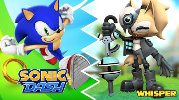 Sonic Dash - Whisper the Wolf (Max. Level) Gameplay