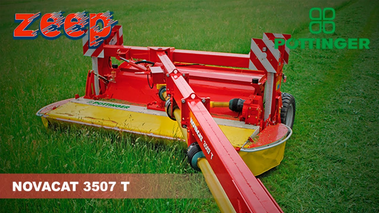 Сучасна косарка-плющилка Pöttinger NOVACAT 3507: потужність, ефективність та зручність в одному!