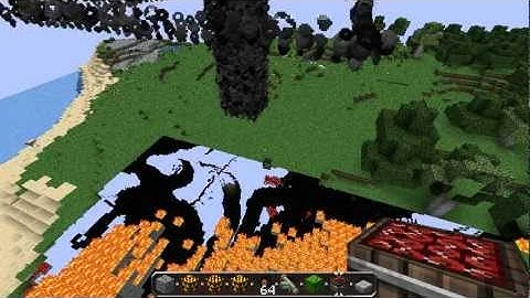 Minecraft explosives+ nuke hydrogen bomb mega nuke