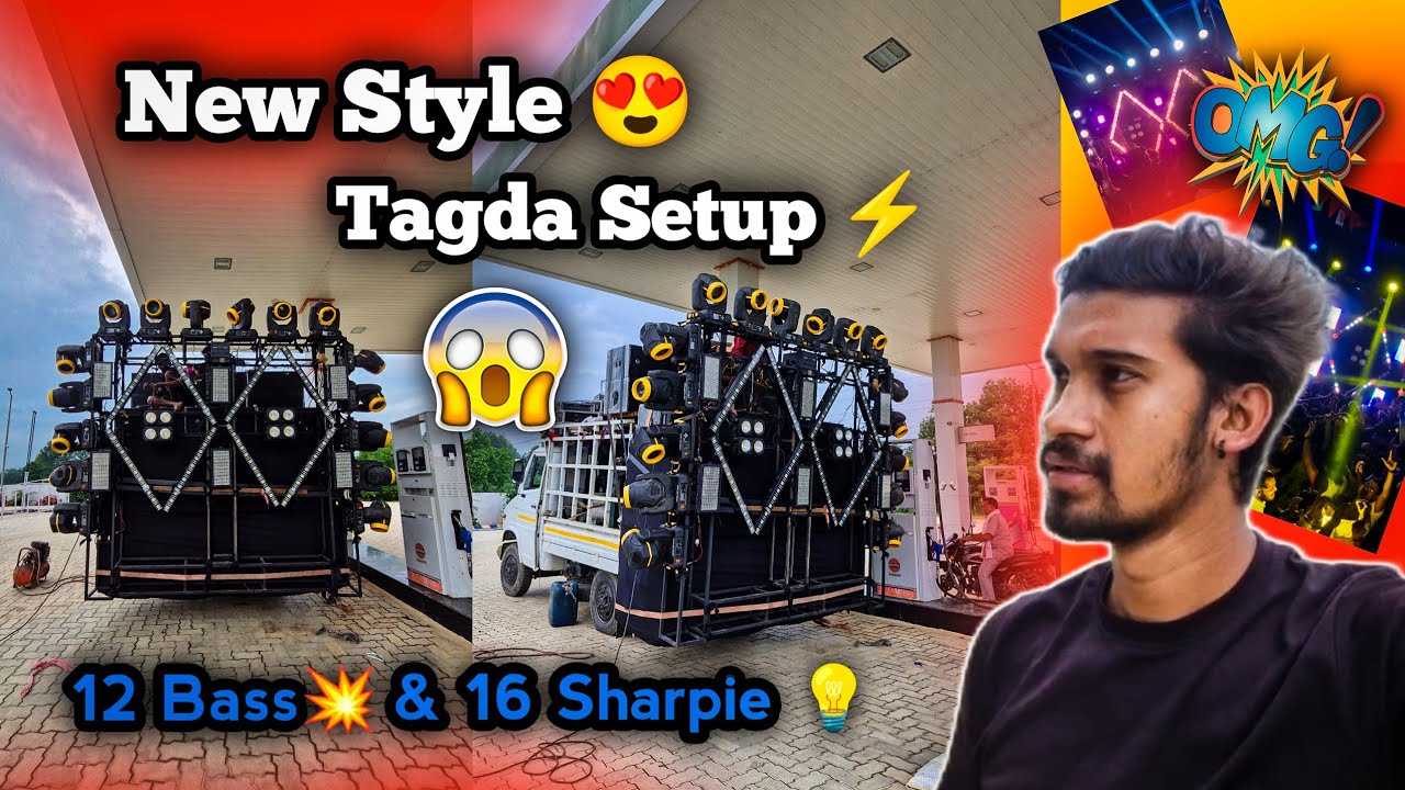 New look 😍 | Mja agya 👀| 12 Bass & 16 Sharpie Dj setup | #djvlog #vlog #djrupesh #dj