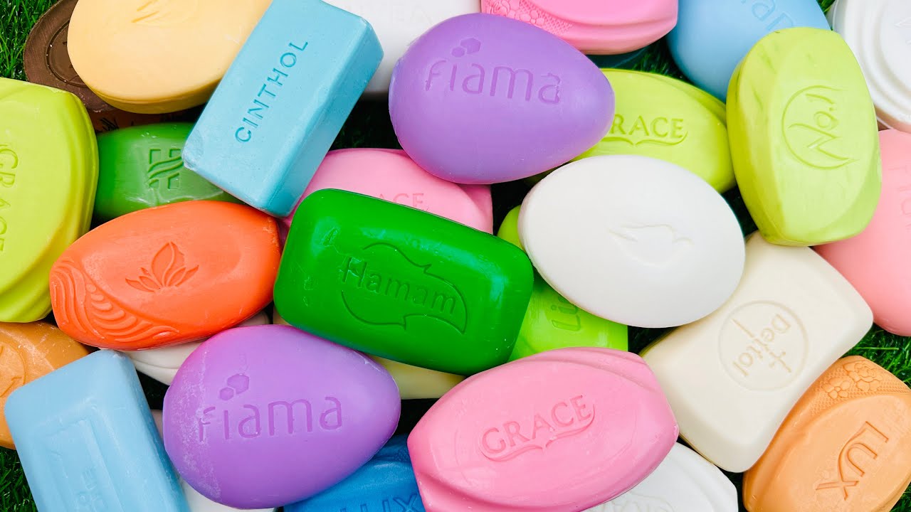 Colorful Soap Opening ASMR | Satisfying Soap Collection | No Talking Relaxing Sounds 
