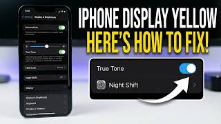 iPhone Display YELLOW Here's How To Fix! (2026)