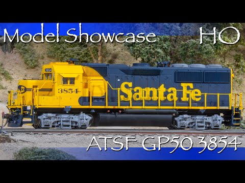 Was This Santa Fe's Last GP50? - Model Showcase HO ATSF GP50 3854