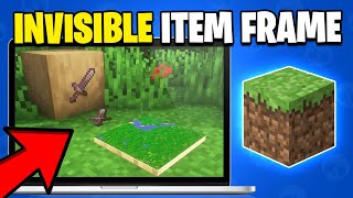 How To Get Invisible Item Frame In Minecraft All Versions
