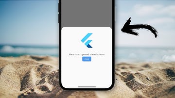فلاتر على الماشي - الصفحة المنزلقة من الأسفل : Flutter to go - Bottom Sheet