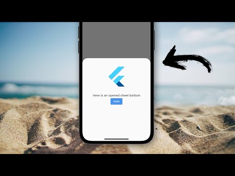فلاتر على الماشي - الصفحة المنزلقة من الأسفل : Flutter to go - Bottom Sheet