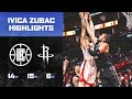 Ivica Zubac had a block party in Houston. | LA Clippers