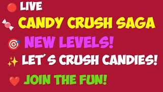 🔴 Candy Crush Saga LIVE 🍬 | New Levels & Sweet Puzzle Challenge | Relaxing Gameplay screenshot 3