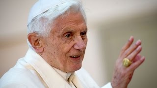 Pope Emeritus Benedict celebrates his 90th birthday HD video Image of Pope Emeritus Benedict celebrates his 90th birthday HD video