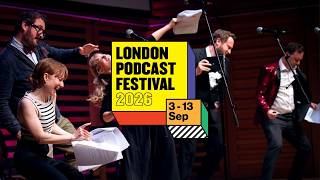 London Podcast Festival 2026
London Podcast Festival is back for its 11th year! From 3 – 13 September 2026, podcast fans will come together at Kings Place, London’s home of live podcasting, and online to enjoy one-of-a-kind live shows, meet-and-greets, and workshops with some of the world’s greatest podcasters.
This year’s line-up includes Wrong Turns with Jameela Jamil, The Empire Film Podcast, Life After Prison, No Such Thing As A Fish and the first ever live podcast of their audience feedback show Drop Us A Line.
Many more events to be announced! Follow us on Instagram for all #LondonPodFest related news.
With thanks to the official partners of the London Podcast Festival: The Guardian Podcasts and Audio UK London Podcast Festival 2026