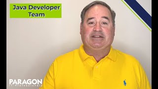 Paragon It Professionals Project Services Java Developer Team