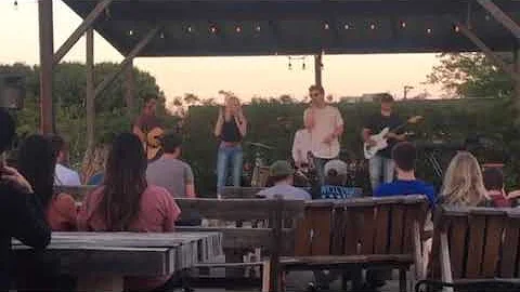 Christian Wikoff and Kathryn Phelps singing First ...
