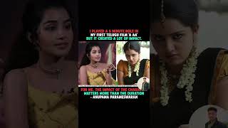 5-minute role in #AAa created a lot of impact - #AnupamaParameswaran #Anupama #Samantha #Trivikram