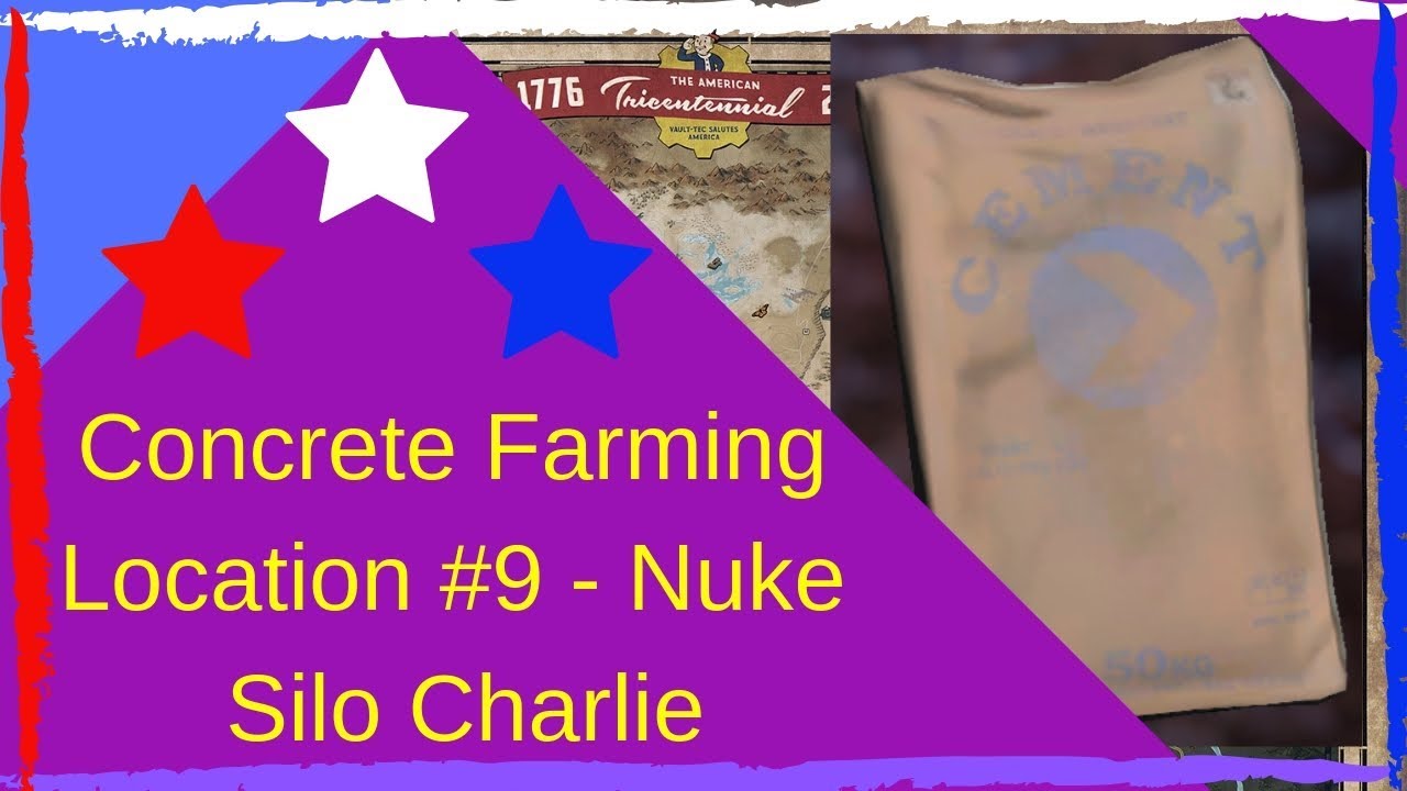 Where to Farm Concrete in Fallout 76! Farming Concrete Location 9 Site Charlie YouTube