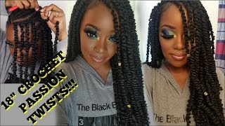 NEW 18" Crochet Braid Passion Twists! | 20 Minute Install + Braid Pattern | Spacing | Mary K Bella