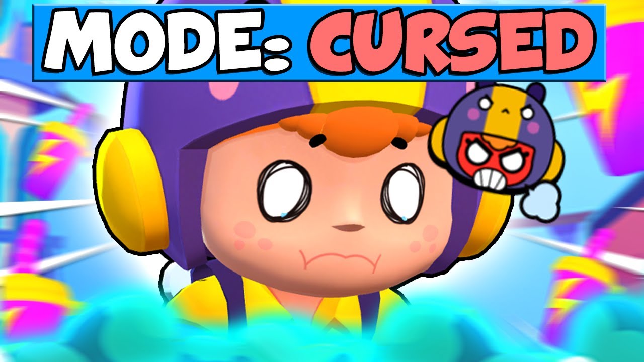 So I Made A Cursed Mode In Brawl Stars Youtube - brawl stars cursed images crow