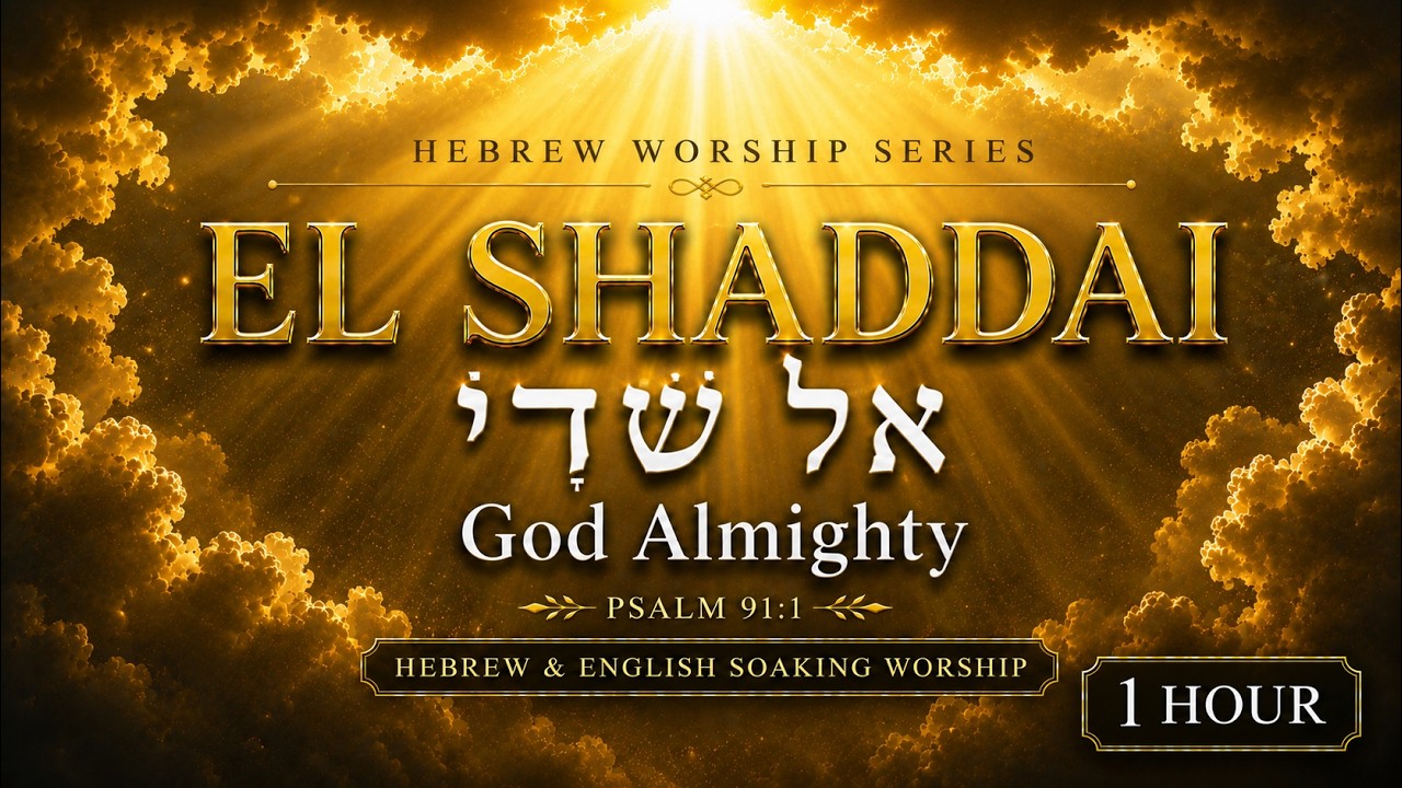 EL SHADDAI | 엘샤다이 |Hebrew \u0026 English Soaking Worship | God Almighty Prayer Music | 1 Hour