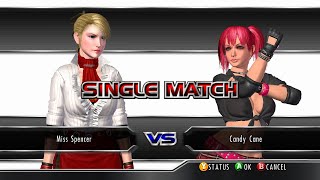 Rumble Roses  Candy Cane Vs Miss Spencer