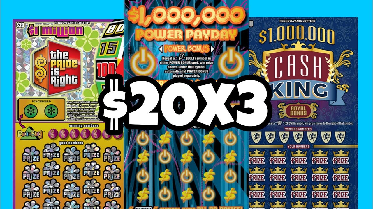 Pa Lottery 🔴 The Price Is Right, Cash King, Power Payday Scratch Off