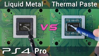 PS4 Pro Liquid Metal vs Thermal Paste screenshot 4